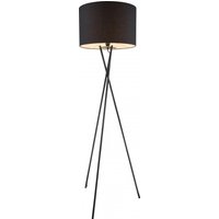 Lighting - GUSTAV - Stehleuchte Metall schwarz, 1x E27 von Globo