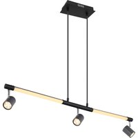 Lighting - HL - Hängeleuchte Metall schwarz matt, LED von Globo