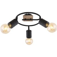 Lighting - JOSELLA - Strahler Holz dunkelbraun, 3x E27 von Globo