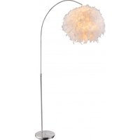 Lighting - KATUNGA - Stehleuchte Metall Nickel matt, 1x E27 von Globo
