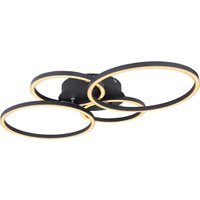 Lighting - KENDY - Deckenleuchte Metall schwarz matt, LED von Globo