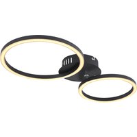 Lighting - KENDY - Deckenleuchte Metall schwarz matt, LED von Globo