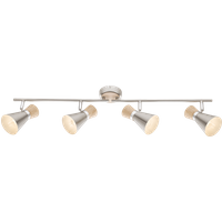 Globo Lighting - MAREI - Strahler Holz naturfarben, 4x E14 von Globo