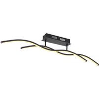 Lighting - MARIUS - Deckenleuchte Metall schwarz, LED von Globo