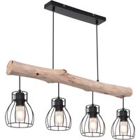 Lighting - MINA - Hängeleuchte Metall schwarz, 4x E27 von Globo