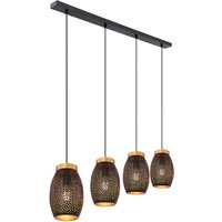 Lighting - NARRI - Hängeleuchte Metall goldfarben, 4x E27 von Globo