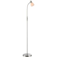 Lighting - PANNA - Stehleuchte Metall Nickel matt, 1x E14 von Globo