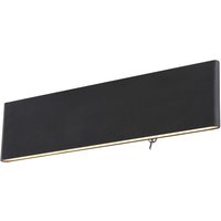 Lighting - SIEGFRIED - Wandleuchte Aluminium schwarz, LED von Globo