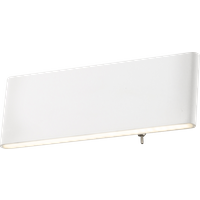 Lighting - SIEGFRIED - Wandleuchte Aluminium weiß, LED von Globo
