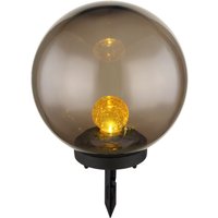 Lighting - SOLARLEUCHTE KUNSTSTOFF SCHWARZ, 1XLED - Solarleuchte Kunststoff schwarz, LED von Globo