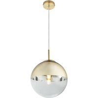 Lighting - VARUS - Hängeleuchte Metall goldfarben, 1x E27 von Globo