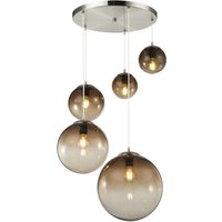 Lighting - VARUS - Hängeleuchte Metall verchromt, 3x E27 von Globo