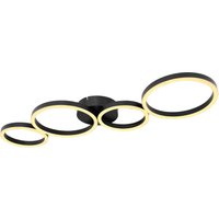 Lighting - VENOSA - Deckenleuchte Metall schwarz matt, LED von Globo