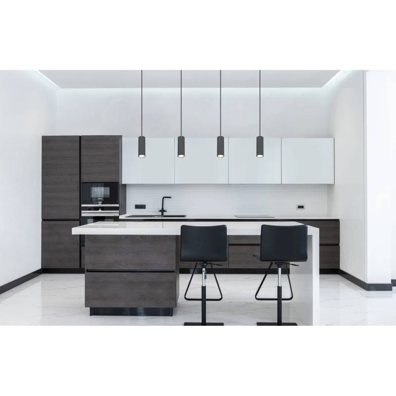 Globo Pendelleuchte Robby 1-flammig Graphit Dunkel 90 x 90 x 1200 mm Globo Pendelleuchte Robby 1-flammig Graphit Dunkel 90 x 90 x 1200 mm von Globo