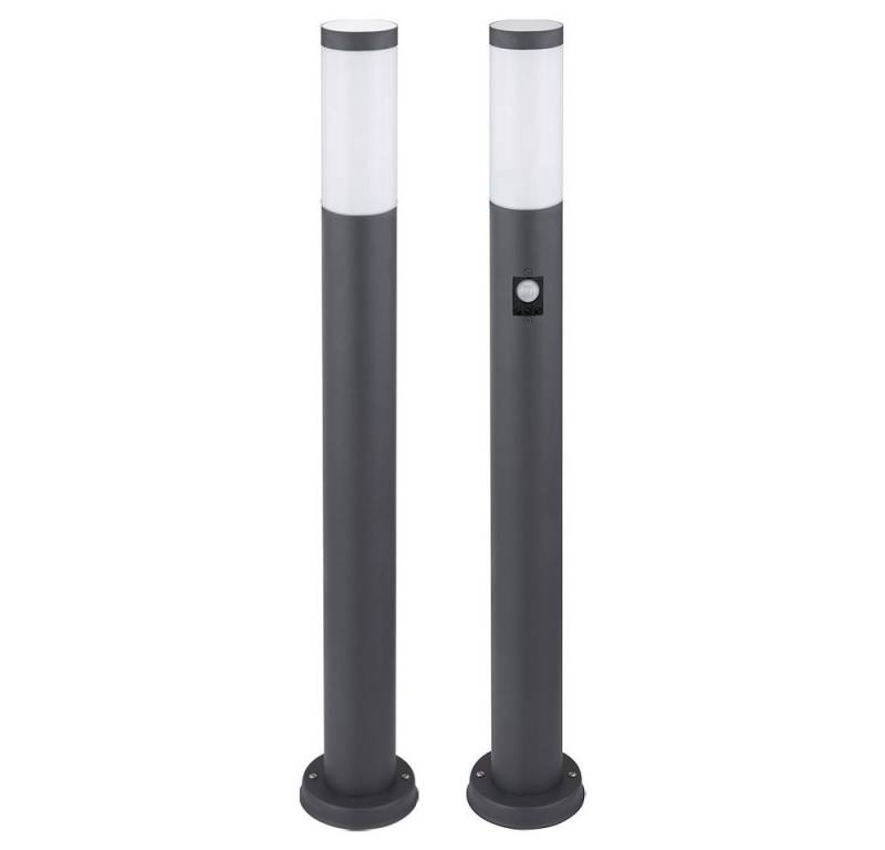 GLOBO LIGHTING Außen-Stehlampe, Leuchtmittel nicht inklusive, Außenlampe Stehleuchte Gartenlampe anthrazit Bewegungsmelder 2er Set GLOBO LIGHTING Außen-Stehlampe, Leuchtmittel nicht inklusive, Außenlampe Stehleuchte Gartenlampe anthrazit Bewegungsmelder 2er Set von GLOBO LIGHTING