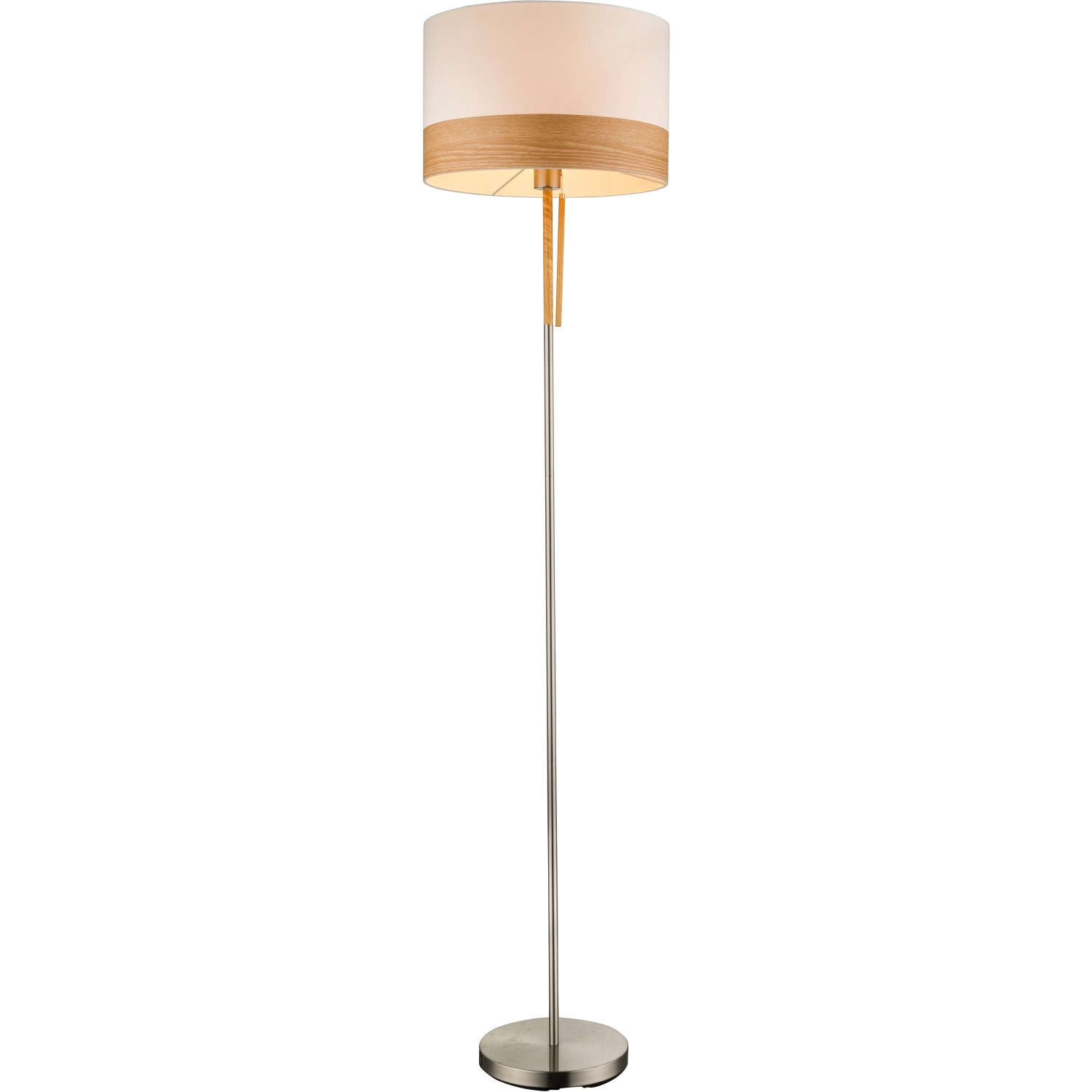 Globo Stehleuchte CHIPSY Nickel matt-Beige Globo Stehleuchte CHIPSY Nickel matt-Beige von Globo