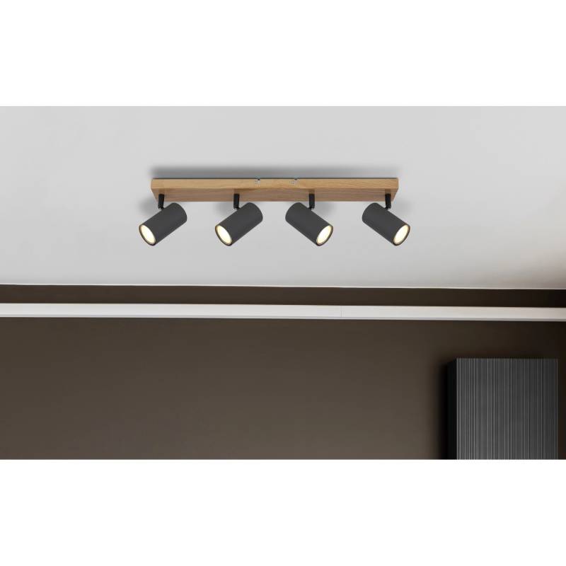 Globo Strahler Robby 4-flammig Graphit 560 x 60 x 120 mm von Globo