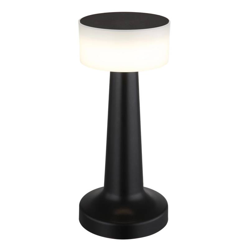 Globo Tischleuchte Angelika Kunststoff Dimmbar 21,5 cm Schwarz Matt von Globo