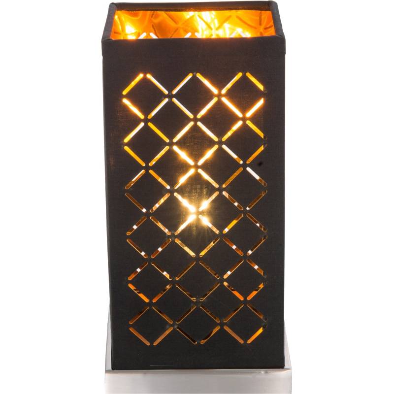 Globo Tischleuchte Clarke Schwarz-Gold 1-flammig 25 x 11 x 11 cm von Globo