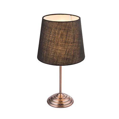 GLOBO Tischleuchte JAROME, Kupfer, Kabel 1,5 m, rund, Textil GLOBO Tischleuchte JAROME, Kupfer, Kabel 1,5 m, rund, Textil von GLOBO