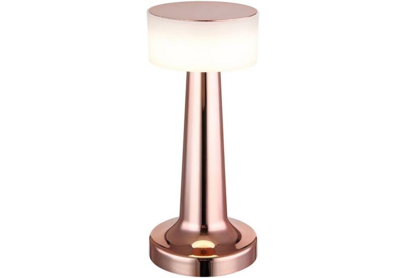 GLOBO LIGHTING Tischleuchte Tischlampe kabellos mit Akku Touch Dimmer Tischleuchte Dimmbar Kupfer von GLOBO LIGHTING