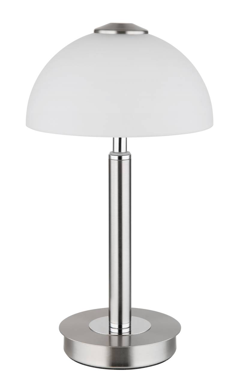 Globo Tischleuchte  in Metall Nickel matt Glas opal von Globo