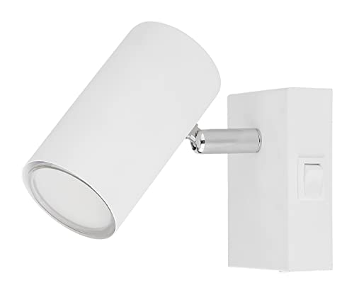 GLOBO Wandleuchte - Weiß matt - Metall - 13 x 14 cm von GLOBO