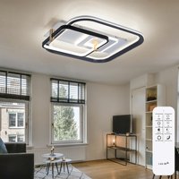 Led Deckenlampe Schlafzimmerlampe Wohnzimmerleuchte, Dimmbar Fernbedienung Nachtlicht Memory, 48W 2260lm 2700K-6000K warmweiß-kaltweiß, l 52 cm Led Deckenlampe Schlafzimmerlampe Wohnzimmerleuchte, Dimmbar Fernbedienung Nachtlicht Memory, 48W 2260lm 2700K-6000K warmweiß-kaltweiß, l 52 cm von Globo