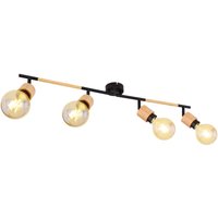 Spot - Jorna - schwarz - metall - aufbauleuchte - E27 - - Globo Spot - Jorna - schwarz - metall - aufbauleuchte - E27 - - Globo von Globo