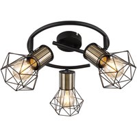 Spot - Priska - schwarz - metall - ø 29cm - E27 - - Globo Spot - Priska - schwarz - metall - ø 29cm - E27 - - Globo von Globo