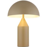 Globo - tischlampe - ATOMA - beige - metall - Ø 28cm - E27 - von Globo