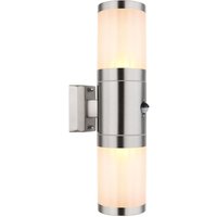 Wandleuchte - Xeloo - silber - metall - E27 - 32014-2S - Globo Wandleuchte - Xeloo - silber - metall - E27 - 32014-2S - Globo von Globo