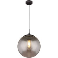 Hängeleuchte - Blama - schwarz - glas rauchglas - ø 30cm - Globo von Globo