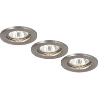 LED 3-flg Spot Strahler Lampe Beleuchtung rund Globo SAN FRANCISCO II 12100-3LED von Globo