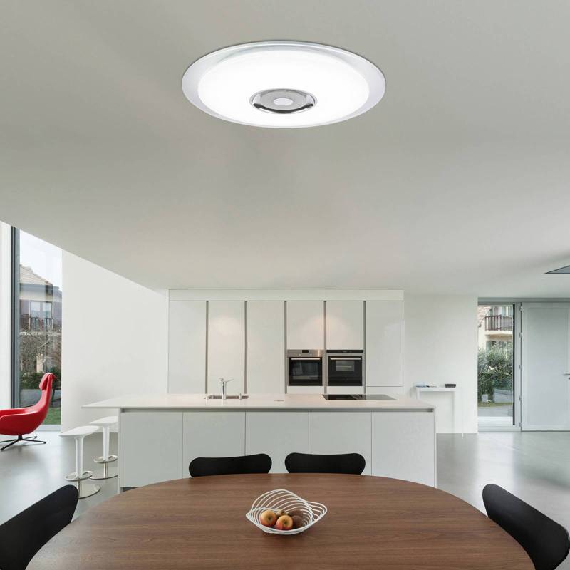 LED-Deckenleuchte Tune RGB mit Lautsprecher Ø 60 von Globo