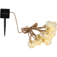 LED-Solar-Lichterkette amber Kunststoff B/H/T: ca. 6x10,6x570 cm LED-Solar-Lichterkette amber Kunststoff B/H/T: ca. 6x10,6x570 cm von Globo