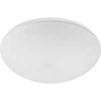 Globo - led Deckenleuchte Deckenlampe Glas Metall weiß 24,5 cm Wohnzimmer Schlafzimmer von Globo