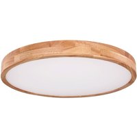 Led Holz Design Decken Leuchte Tageslicht Wohn Zimmer Fernbedienung Lampe dimmbar Globo 41745-48 von Globo