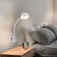 Led Wand Leuchte Lampe Spot Beweglich Dimmer Direct Plug In Schlaf Zimmer Büro von Globo