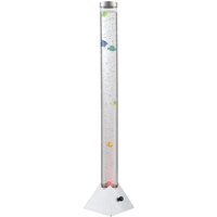 Lighting - MENDOZA - Stehleuchte Kunststoff silber metallic, 12x RGB LED von Globo