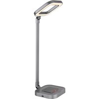 Lighting - MONACO - Tischleuchte Aluminium grau, LED von Globo