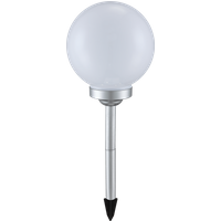 Lighting - SOLAR - Solarleuchte Kunststoff silber metallic, 4x LED von Globo