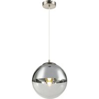 Lighting - VARUS - Hängeleuchte Metall Nickel matt, 1x E27 von Globo
