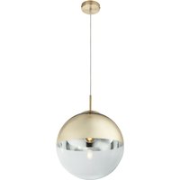 Lighting - VARUS - Hängeleuchte Metall goldfarben, 1x E27 von Globo