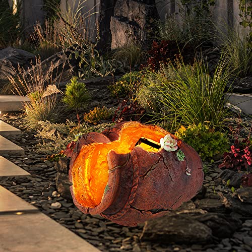 Solar Blumentopf Pflanzgefäß Beleuchtet Deko Licht für Haus und Garten Blumenvase Antik, Lichteffekt Römer Gefäß, 1x LED warmweiß, LxH 27x20 cm Solar Blumentopf Pflanzgefäß Beleuchtet Deko Licht für Haus und Garten Blumenvase Antik, Lichteffekt Römer Gefäß, 1x LED warmweiß, LxH 27x20 cm von GLOBO