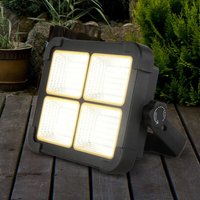 Solarlampe schwarz Strahler Außenlampe wetterfest Werkstattleuchte dimmbar, Standfuß Glas, 1x LED 15W 1000lm 4000K neutralweiß, LxBxH 18,5x5,5x14,5 cm Solarlampe schwarz Strahler Außenlampe wetterfest Werkstattleuchte dimmbar, Standfuß Glas, 1x LED 15W 1000lm 4000K neutralweiß, LxBxH 18,5x5,5x14,5 cm von GLOBO LIGHTING