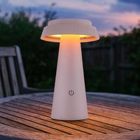 Led Solarlampe Gartenleuchte pink Touchdimmer Tischlampe Außenlampe Terrassenlampe, warmweiß, DxH 14 x 23 cm von GLOBO LIGHTING