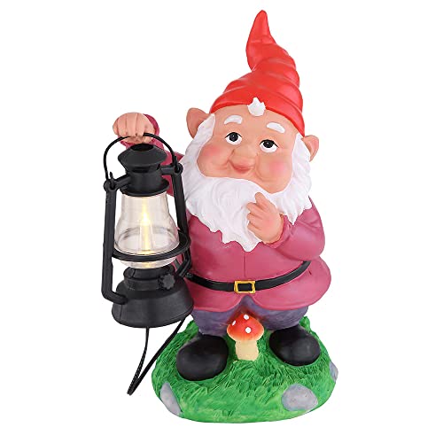 GLOBO LED Solarleuchte Gartenbeleuchtung Leuchte Lampe Gartenzwerg 3314 von GLOBO