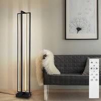Stehlampe dimmbar Wohnzimmerleuchte mit Fernbedienung led Lichtsäule CCT-Schaltung, Metall, 1x led 43W 1500lm 2700-6500K, LxBxH 20x20x123cm von Globo
