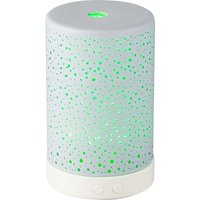 Globo - Tischleuchte Lufterfrischer Deko Leuchte led Farbwechsel Diffusor Lampe, mit Schalter Löcher, 1x rgb led, DxH 9x15 cm von Globo